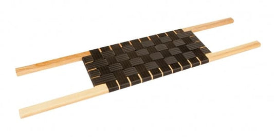 Featuring the Web Canoe Seat canoe accessory manufactured by Mad River shown here from one angle.