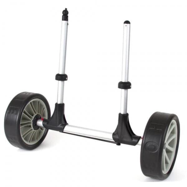 Featuring the Fold & Stow Cart hobie accessory manufactured by Hobie shown here from one angle.