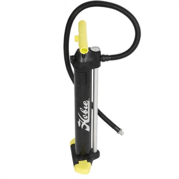 Featuring the Mirage iTrek 9 inflatable kayak, pedal drive kayak manufactured by Hobie shown here from a fourth angle.