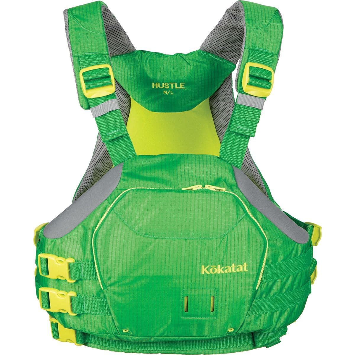 Featuring the Hustle PFD men's pfd, women's pfd manufactured by Kokatat shown here from a second angle.