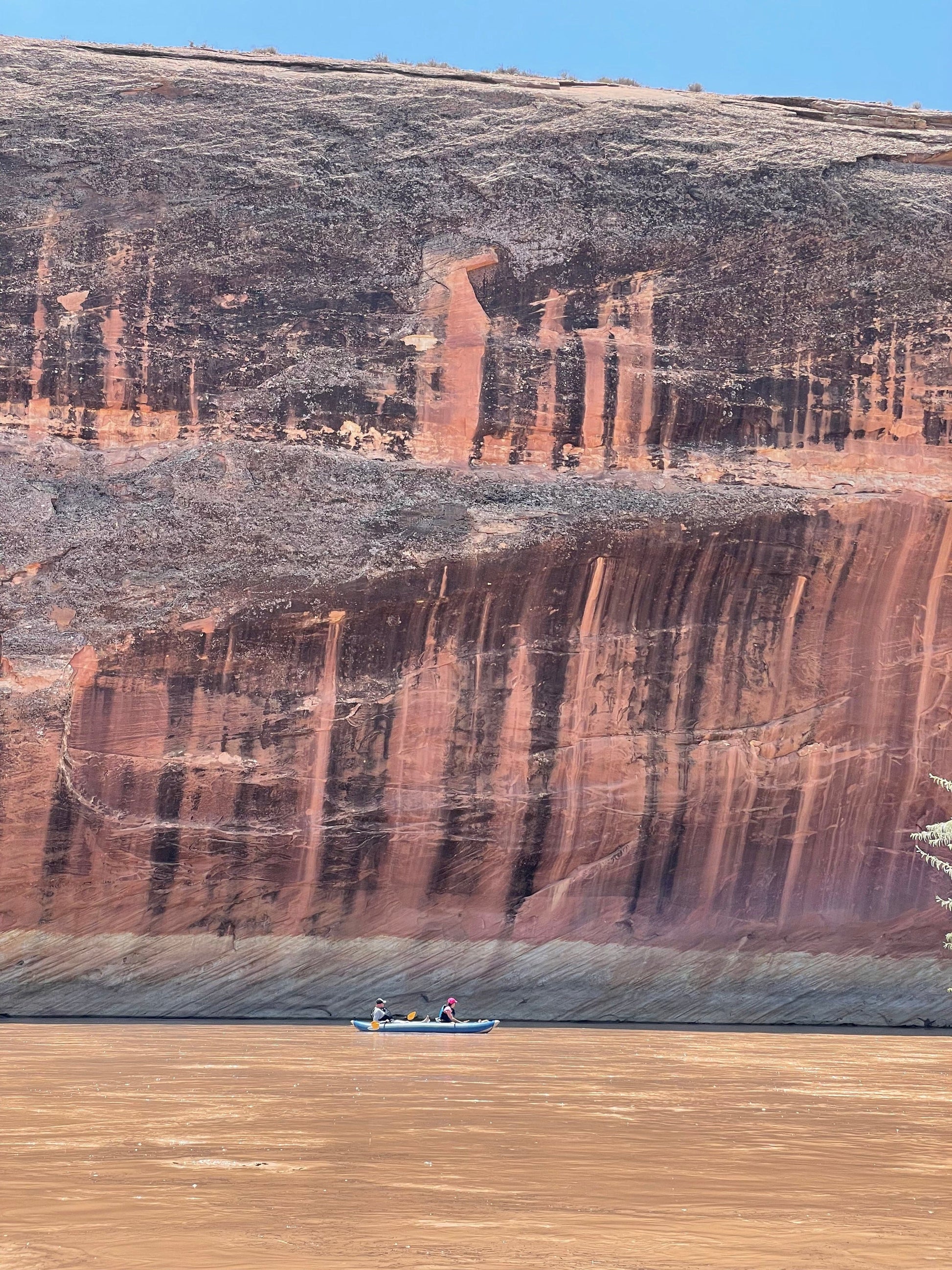 Featuring the San Juan Family Fun Float adult kayak instruction, kids kayak instruction manufactured by 4CRS Paddle School shown here from a third angle.