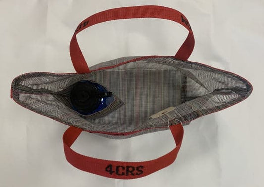 Featuring the Drybox Organizer cam strap, drag bag, dry box, gear bag, gift for rafter, raft rigging manufactured by 4CRS shown here from one angle.
