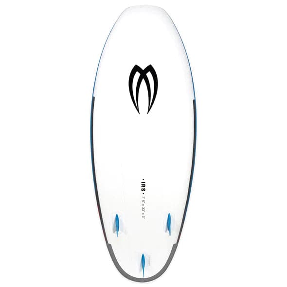 Featuring the IRS Wiki river surfing, whitewater sup manufactured by Badfish shown here from a third angle.