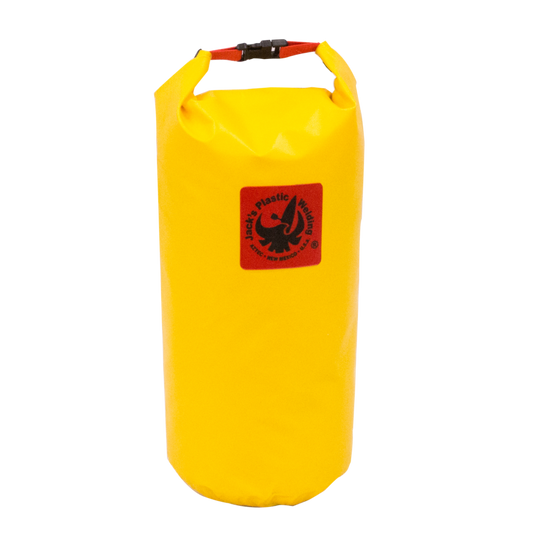 Featuring the Outfitter Stow dry bag manufactured by Jacks Plastic shown here from one angle.