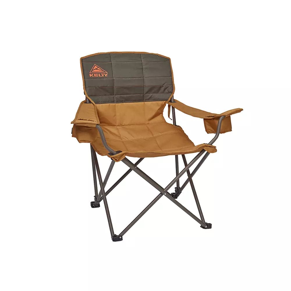 Featuring the Deluxe Lounge Chair chair manufactured by Kelty shown here from a second angle.