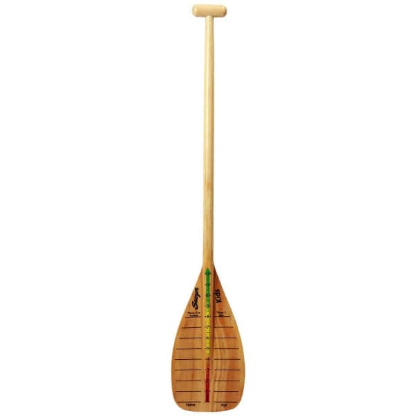 Featuring the Otter Tale 46in Kids Canoe Paddle canoe paddle manufactured by Sawyer shown here from a second angle.