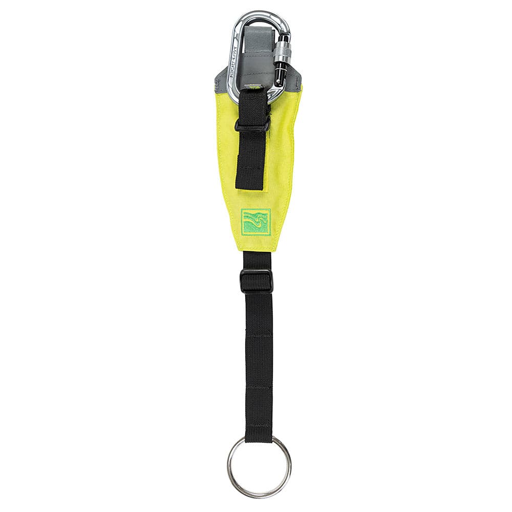 Featuring the River Tow Tether rescue pfd manufactured by Kokatat shown here from a third angle.