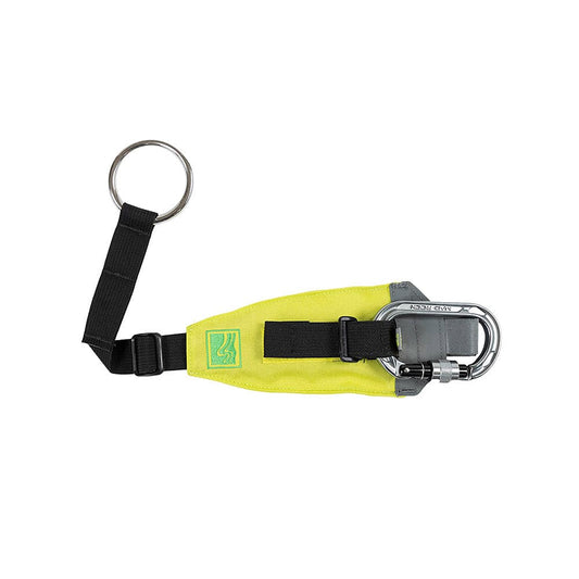 Featuring the River Tow Tether rescue pfd manufactured by Kokatat shown here from one angle.