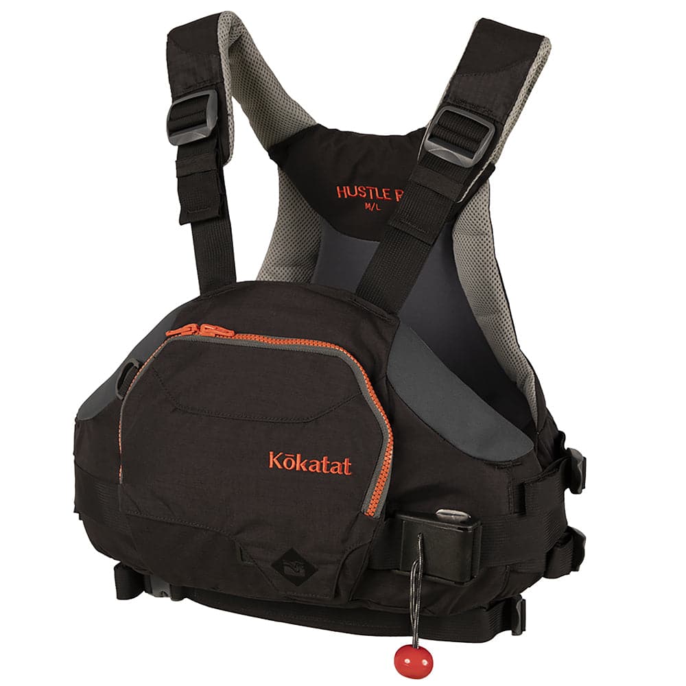 Featuring the HustleR Rescue PFD rescue pfd manufactured by Kokatat shown here from a second angle.