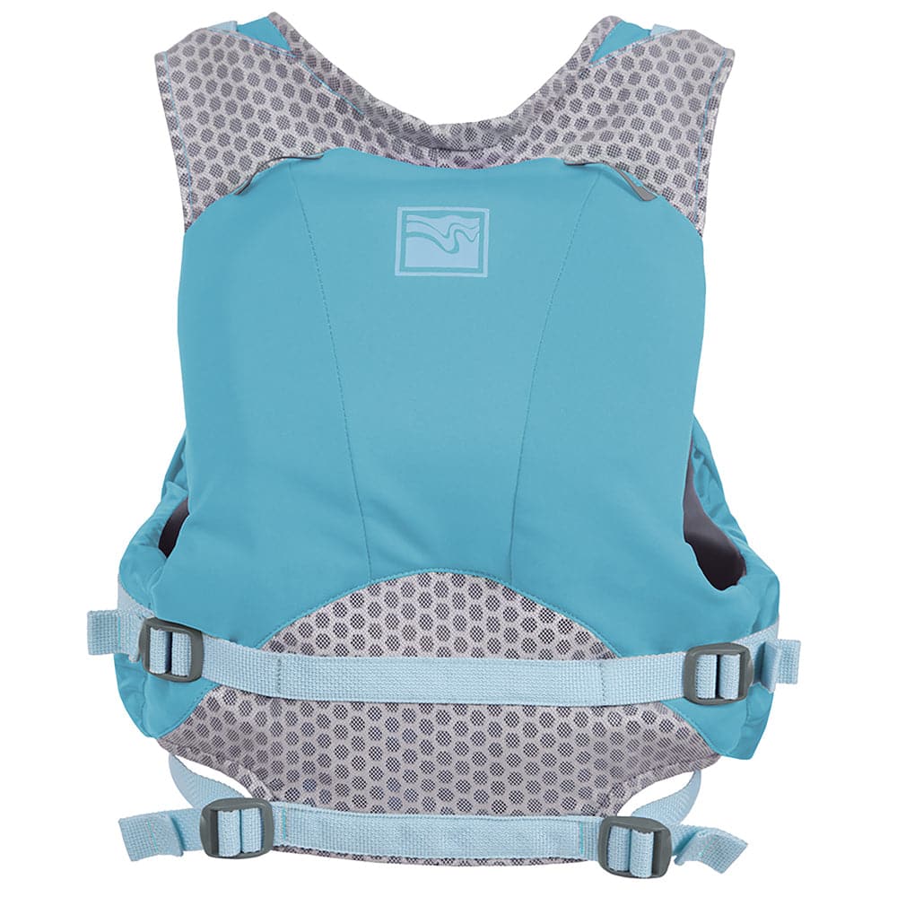 Featuring the Naiad Women's PFD women's pfd manufactured by Kokatat shown here from a third angle.