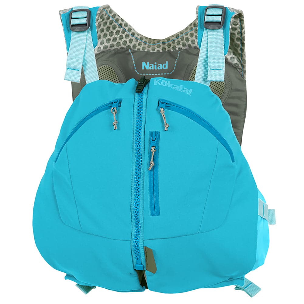 Featuring the Naiad Women's PFD women's pfd manufactured by Kokatat shown here from a second angle.