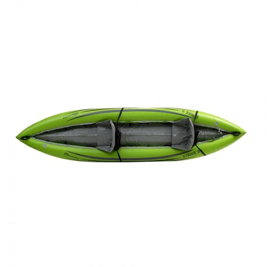 Featuring the Strike Tandem Inflatable Kayak ducky, inflatable kayak manufactured by AIRE shown here from a second angle.
