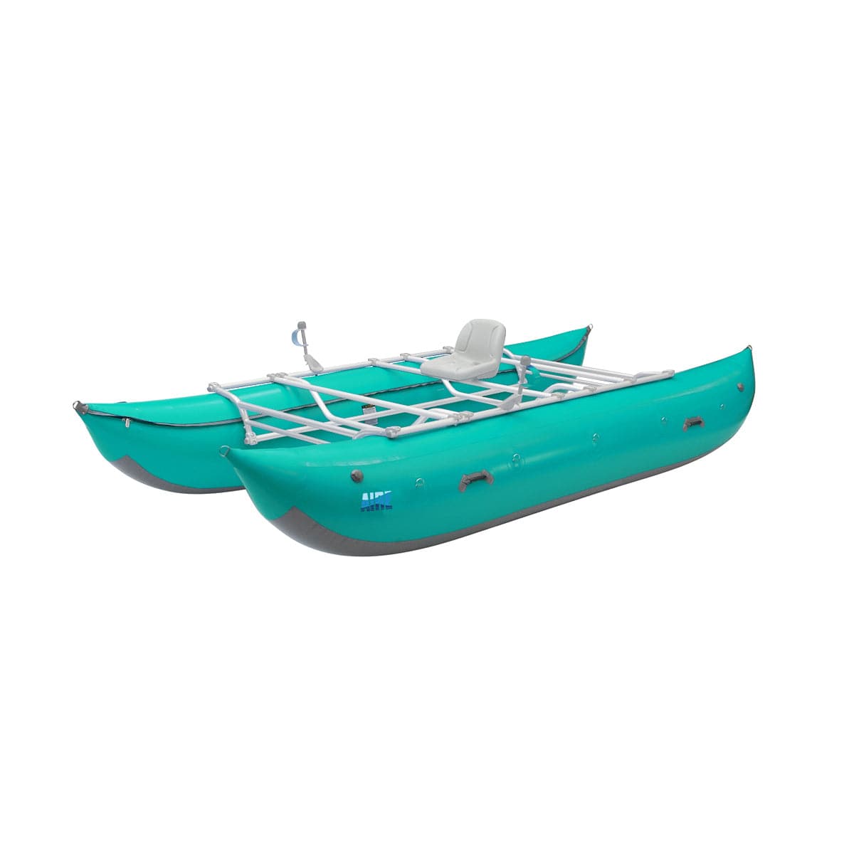Featuring the Lion Cataraft cataraft manufactured by AIRE shown here from a ninth angle.
