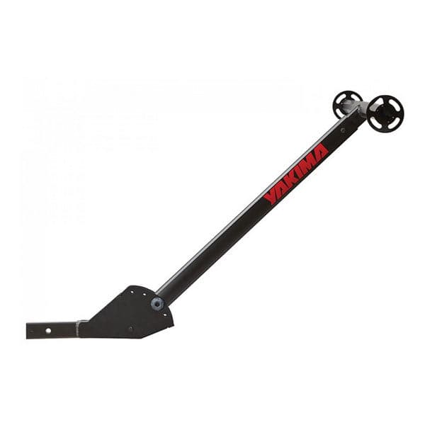 Featuring the Longarm Truck Bed Extender bike mount, fishing accessory, rec kayak accessory, snow mount, tour kayak accessory, water mount manufactured by Yakima shown here from a third angle.