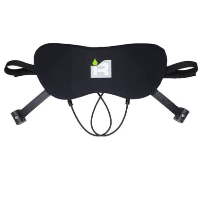 Featuring the Loungeband Backband kayak flotation, kayak outfitting manufactured by Immersion Research shown here from one angle.