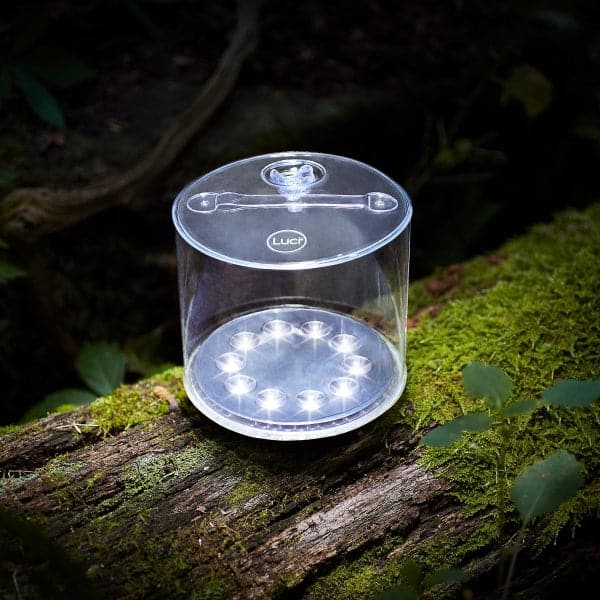 Featuring the Luci Outdoor 2.0 flashlight, headlamp manufactured by MPowerd shown here from a second angle.