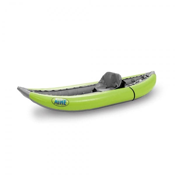 Featuring the Lynx I Inflatable Kayak ducky, inflatable kayak manufactured by AIRE shown here from a seventh angle.