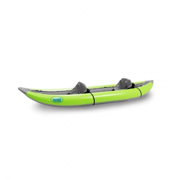 Featuring the Lynx II Inflatable Kayak ducky, inflatable kayak manufactured by AIRE shown here from one angle.