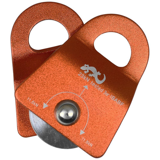 Featuring the Rescue Pulley hardware, rescue hardware, rope manufactured by Salamander shown here from a second angle.