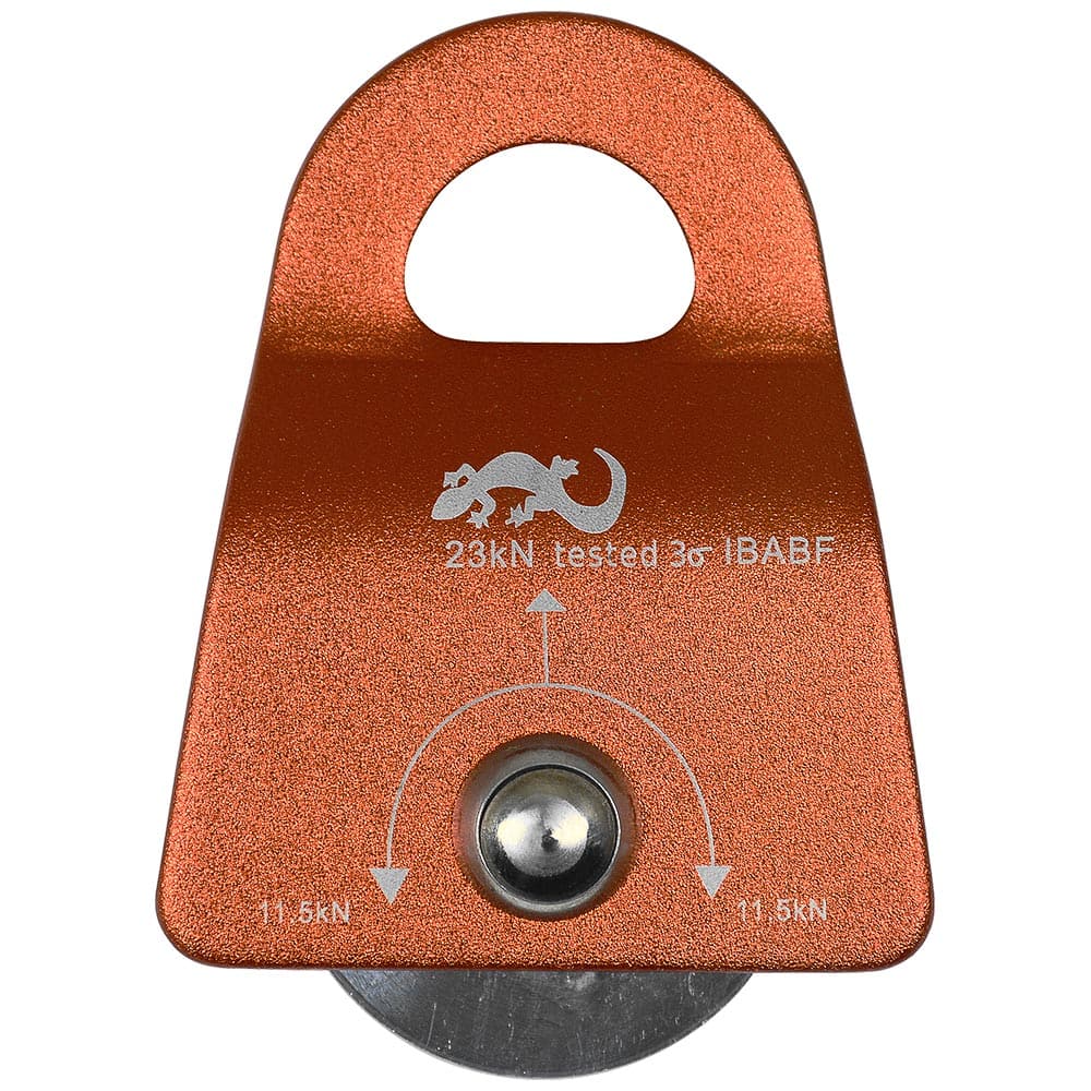 Featuring the Rescue Pulley hardware, rescue hardware, rope manufactured by Salamander shown here from a third angle.