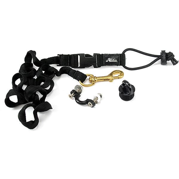 Featuring the Mirage Drive Leash Kit hobie accessory manufactured by Hobie shown here from one angle.