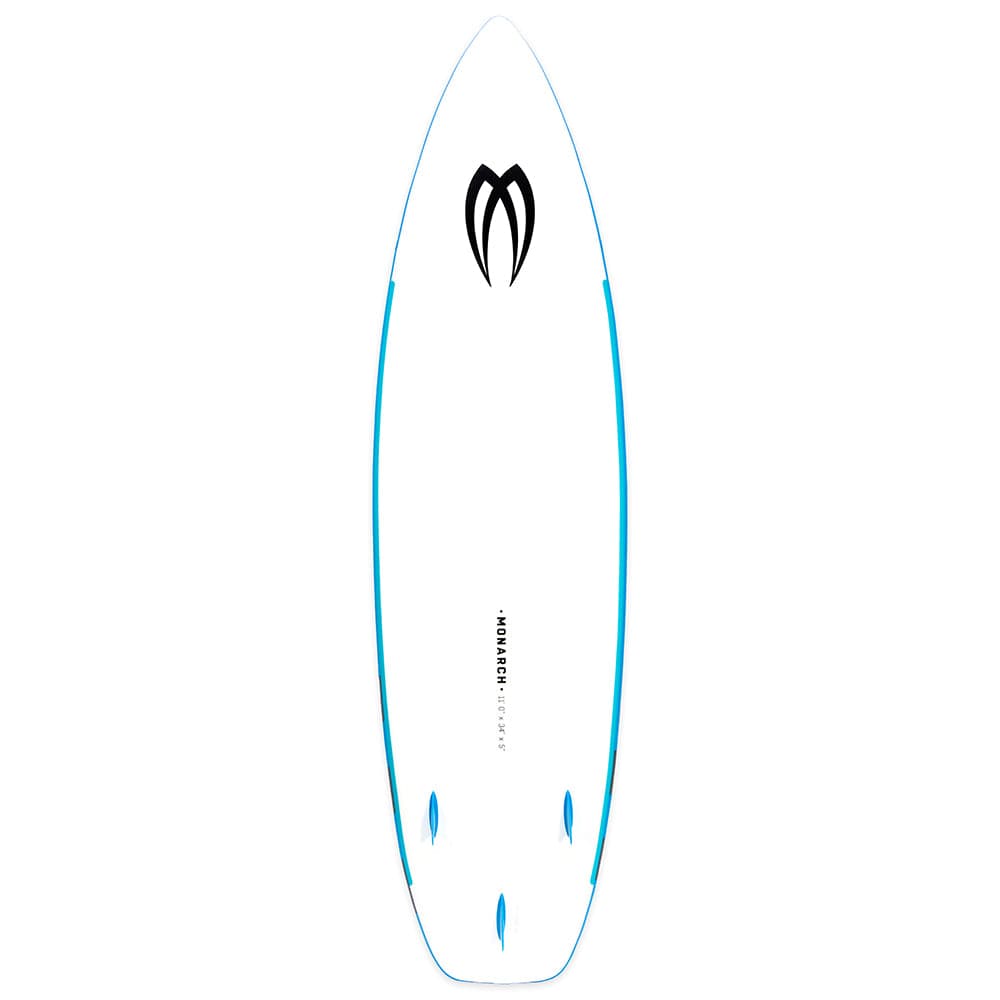 Featuring the Monarch Package inflatable sup manufactured by Badfish shown here from a fourth angle.