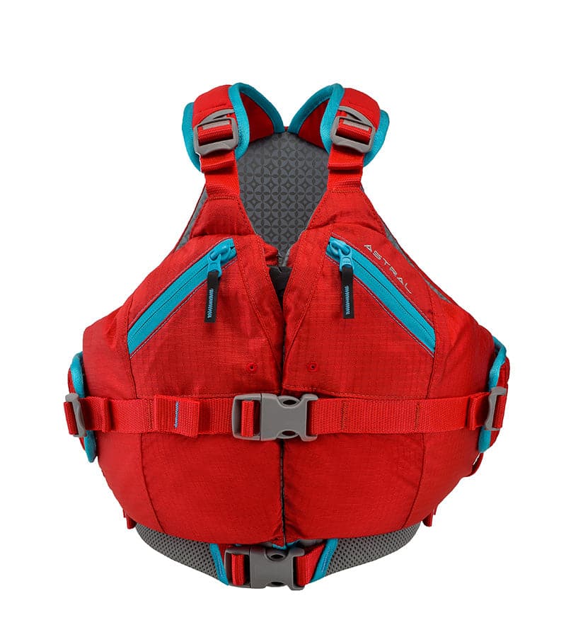 Featuring the Otter 2.0 Kids PFD kid's pfd manufactured by Astral shown here from a seventh angle.