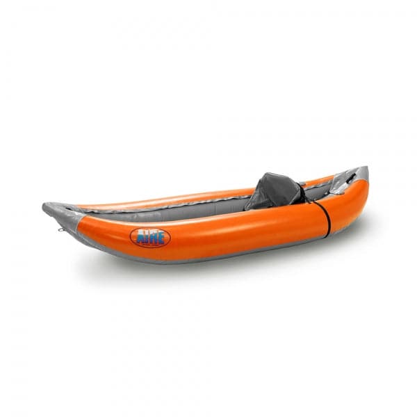 Featuring the Outfitter 1 Inflatable Kayak ducky, inflatable kayak manufactured by AIRE shown here from a sixth angle.