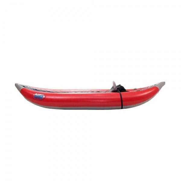 Featuring the Outfitter 1 Inflatable Kayak ducky, inflatable kayak manufactured by AIRE shown here from a third angle.