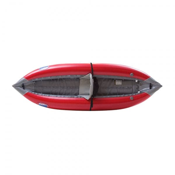 Featuring the Outfitter 1 Inflatable Kayak ducky, inflatable kayak manufactured by AIRE shown here from a second angle.