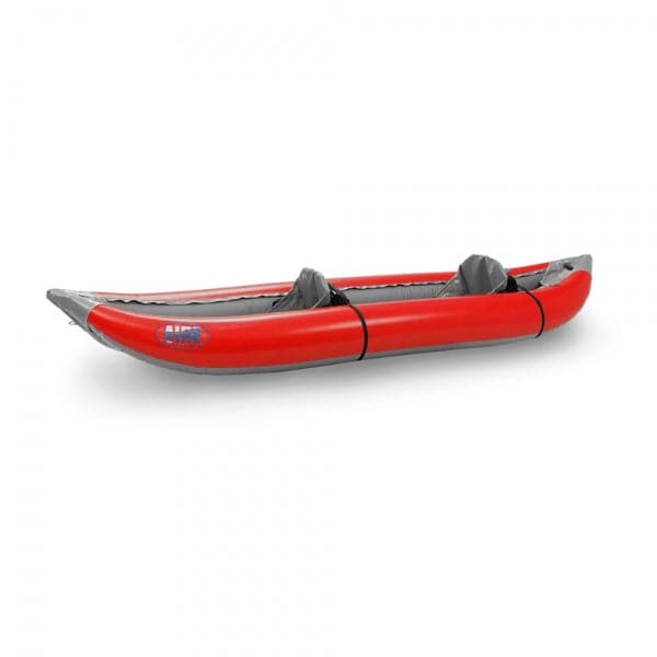 Featuring the Outfitter 2 Inflatable Kayak ducky, inflatable kayak manufactured by AIRE shown here from a fourth angle.