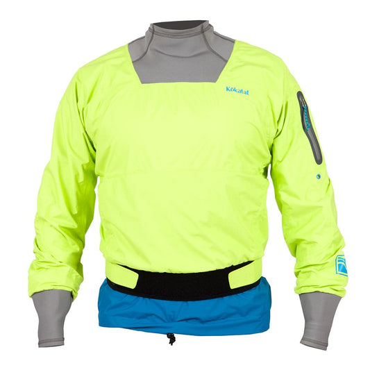Featuring the Session Semi Dry Jacket men's dry wear, men's splash wear, women's dry wear, women's splash wear manufactured by Kokatat shown here from one angle.