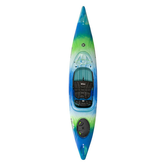 Featuring the Joyride 10 & 12 sit-inside rec / touring kayak manufactured by Perception shown here from a second angle.