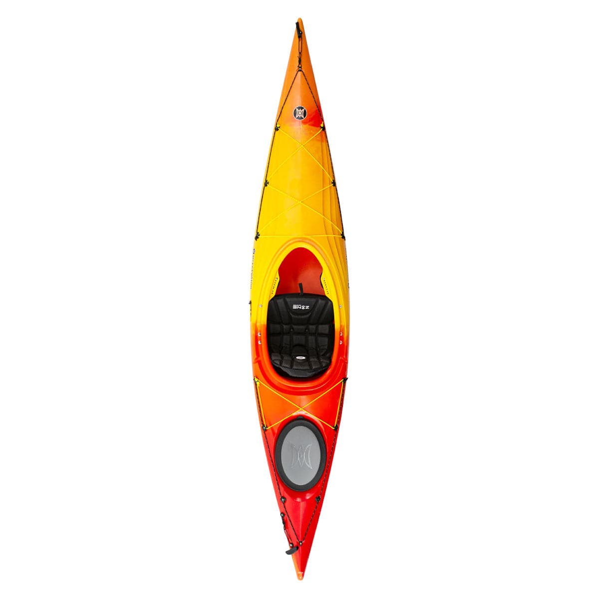 Featuring the Expression 11.5 expedition touring / sea kayak, sit-inside rec / touring kayak manufactured by Perception shown here from one angle.