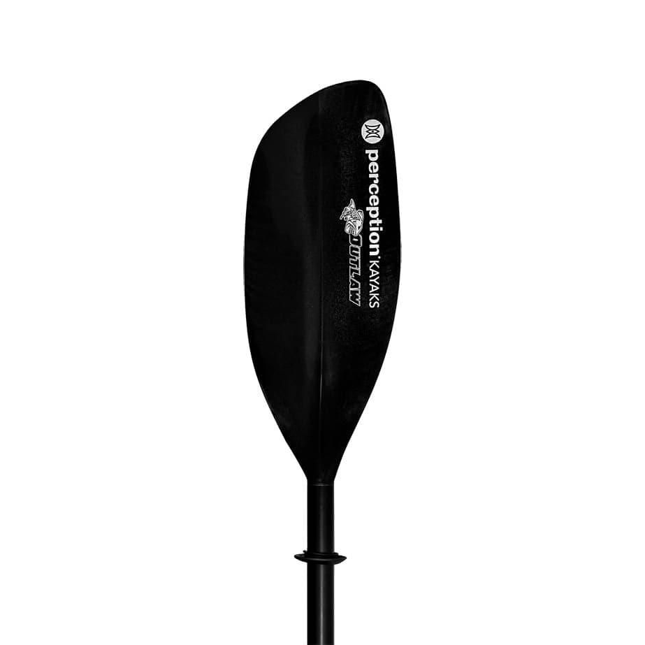 Featuring the Outlaw Adjustable Paddle fishing kayak paddle, fishing paddle, touring / rec paddle manufactured by Perception shown here from one angle.