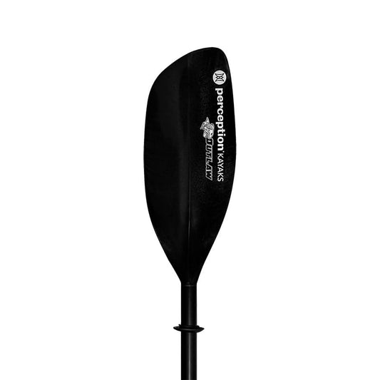 Featuring the Outlaw Adjustable Paddle fishing kayak paddle, fishing paddle, touring / rec paddle manufactured by Perception shown here from one angle.
