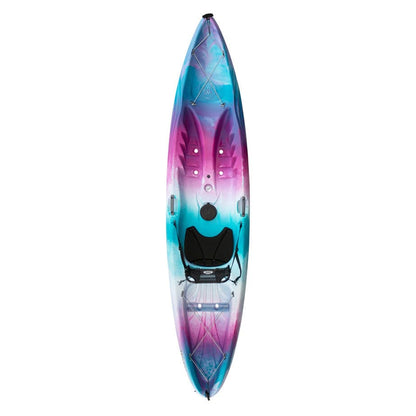 Featuring the Tribe 9.5 & 11.5 sit-on-top rec / touring kayak manufactured by Perception shown here from an eleventh angle.