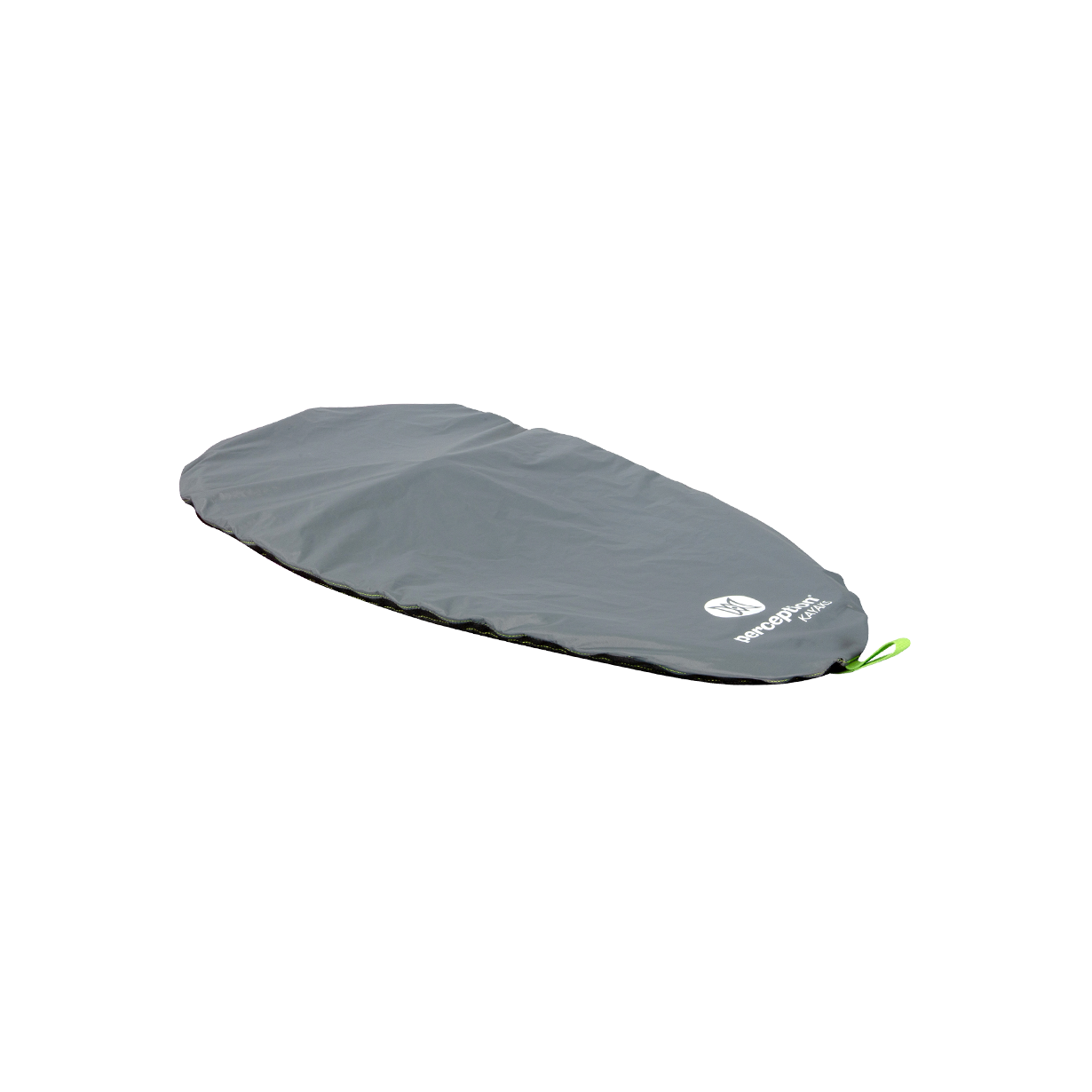 Featuring the TrueFit Cockpit Cover rec spray skirt, touring spray skirt manufactured by Perception shown here from one angle.