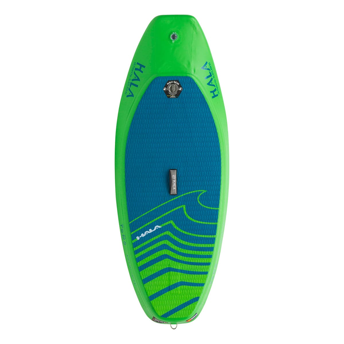 Featuring the Peño 6'11 Inflatable Surf SUP whitewater sup manufactured by Hala shown here from one angle.