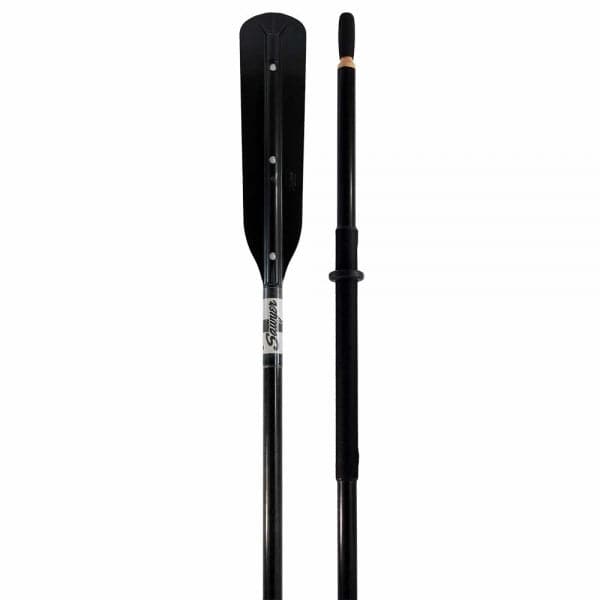 Featuring the Polecat Oar Shaft - Counter Balanced & Rope Wrapped gift for rafter, oar, oar blade manufactured by Sawyer shown here from a fourth angle.