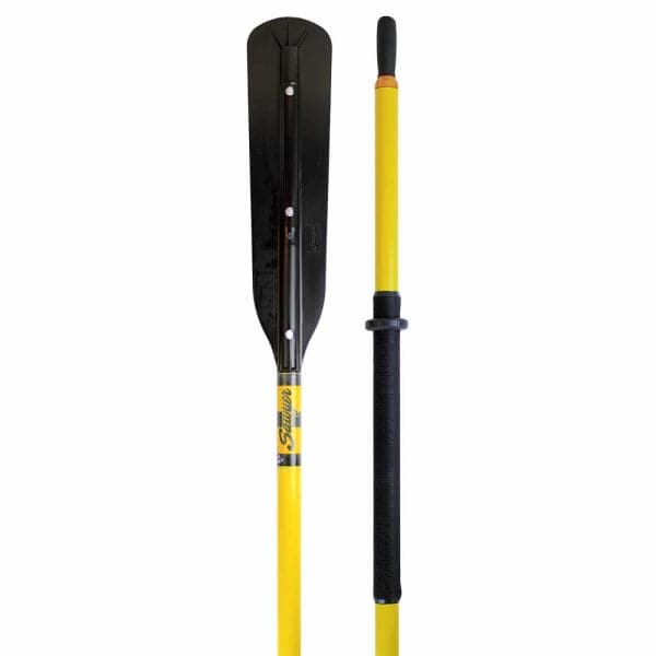 Featuring the Polecat Oar Shaft - Counter Balanced & Rope Wrapped gift for rafter, oar, oar blade manufactured by Sawyer shown here from a second angle.