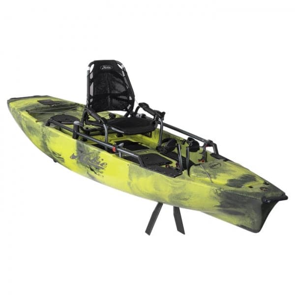 Featuring the Pro Angler 360 - 12ft fishing kayak, pedal drive kayak manufactured by Hobie shown here from a second angle.