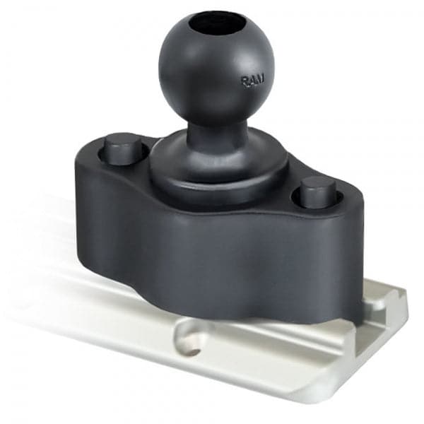 Featuring the Track Ball with Quick Release Base fishing accessory manufactured by RAM shown here from one angle.