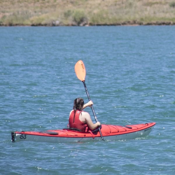 Featuring the Recreational Paddling Class adult kayak instruction, kids kayak instruction, sup instruction manufactured by 4CRS Paddle School shown here from one angle.