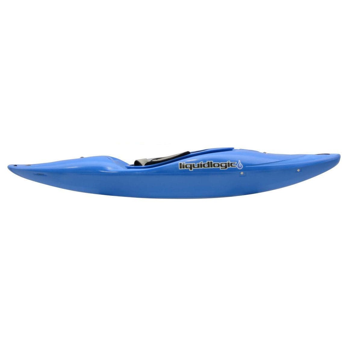 Featuring the Remix 47 kids kayak manufactured by LiquidLogic shown here from a second angle.