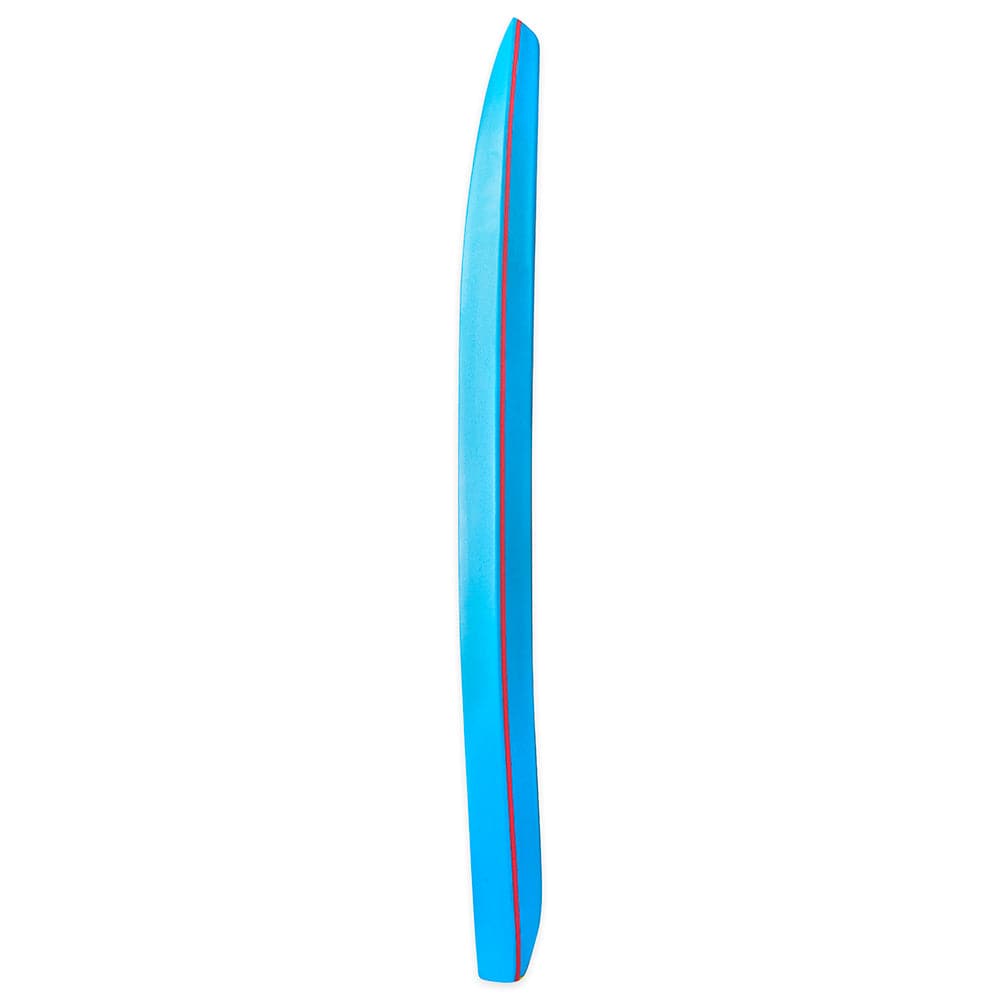 Featuring the River Rat whitewater sup manufactured by Badfish shown here from a third angle.