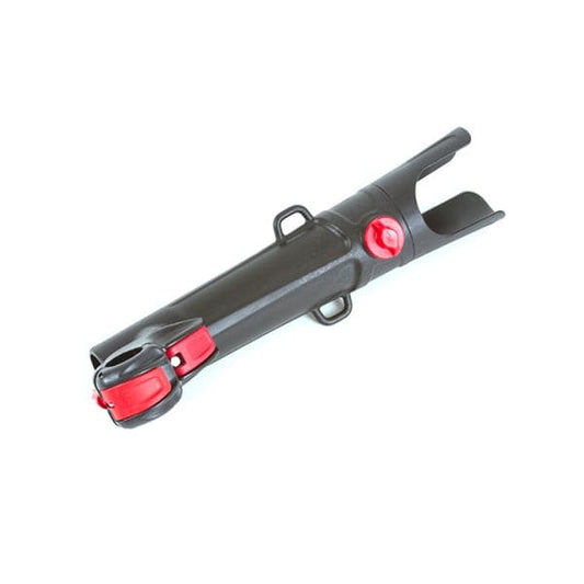 Featuring the H-Rail Adjustable Rod Holder hobie accessory manufactured by Hobie shown here from one angle.