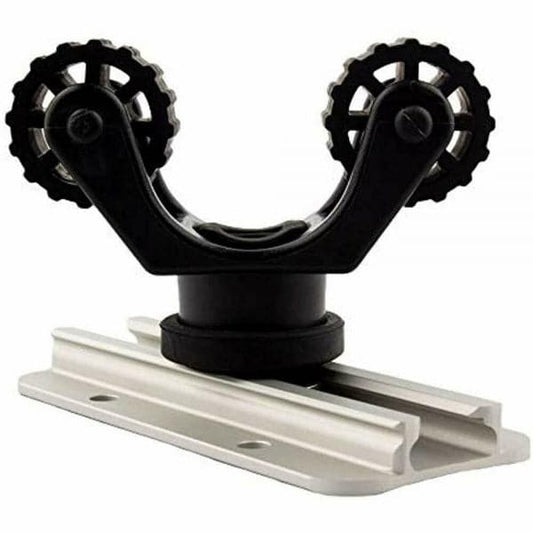 Featuring the RotoGrip Paddle Holder fishing accessory manufactured by YakAttack shown here from one angle.