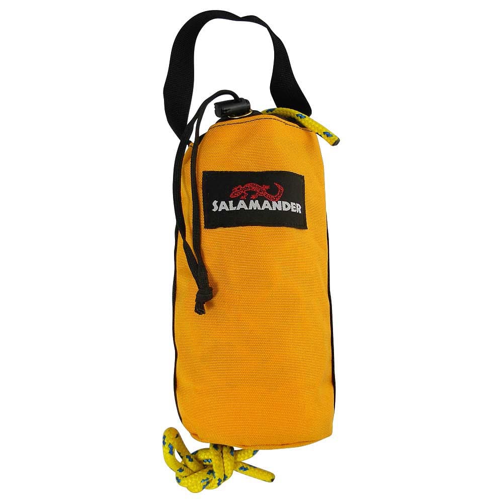 Featuring the Safety Throw Bag leash, throw bag manufactured by Salamander shown here from one angle.