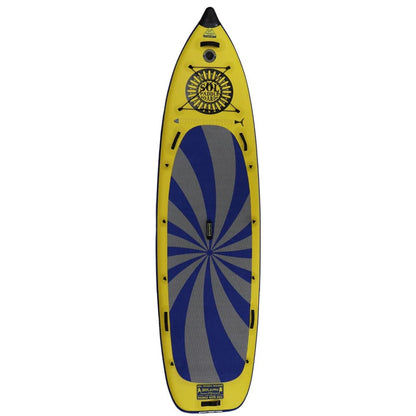 Featuring the Sol Sumo inflatable sup, whitewater sup manufactured by SOL shown here from a second angle.